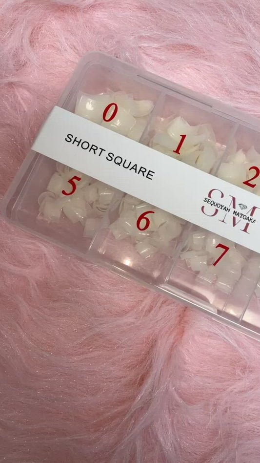 Short Square Nail Tips